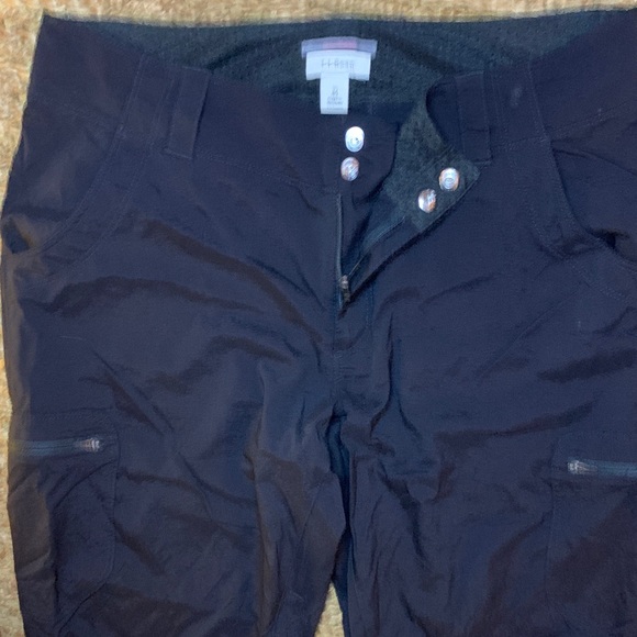 NWOT Women's L.L. Bean Vista Mid-Rise Trekking Black Cargo Pants size 10 - Picture 6 of 11